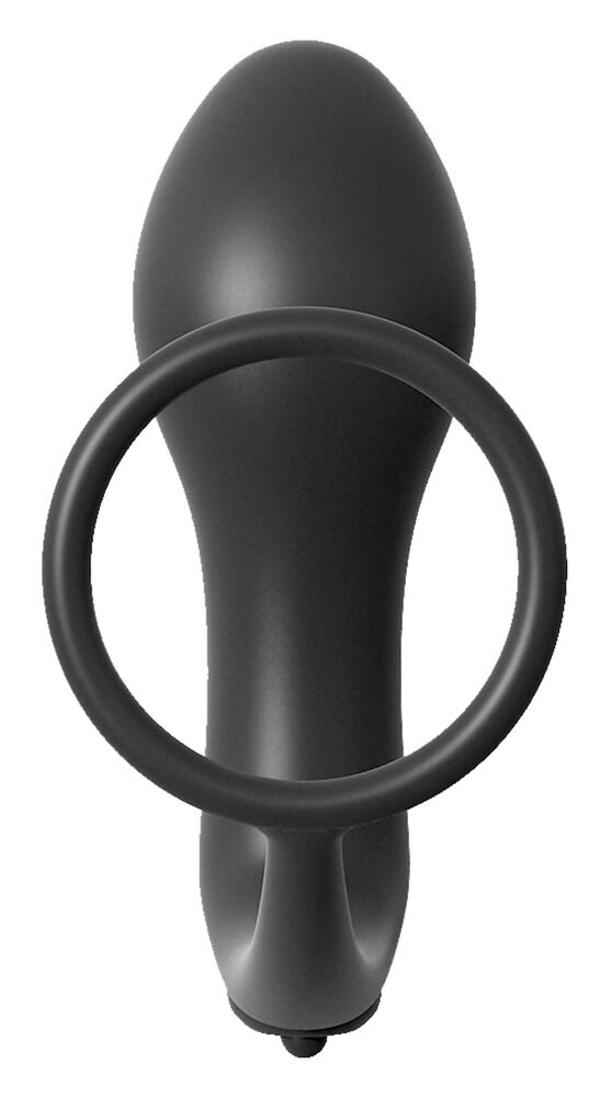 Penisring mit Vibro-Analplug „Ass-Gasm Cockring Vibrating Plug“