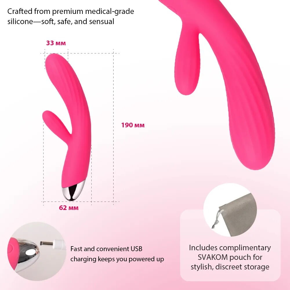 Rabbitvibrator „Angel Powerful Warming Vibrator“