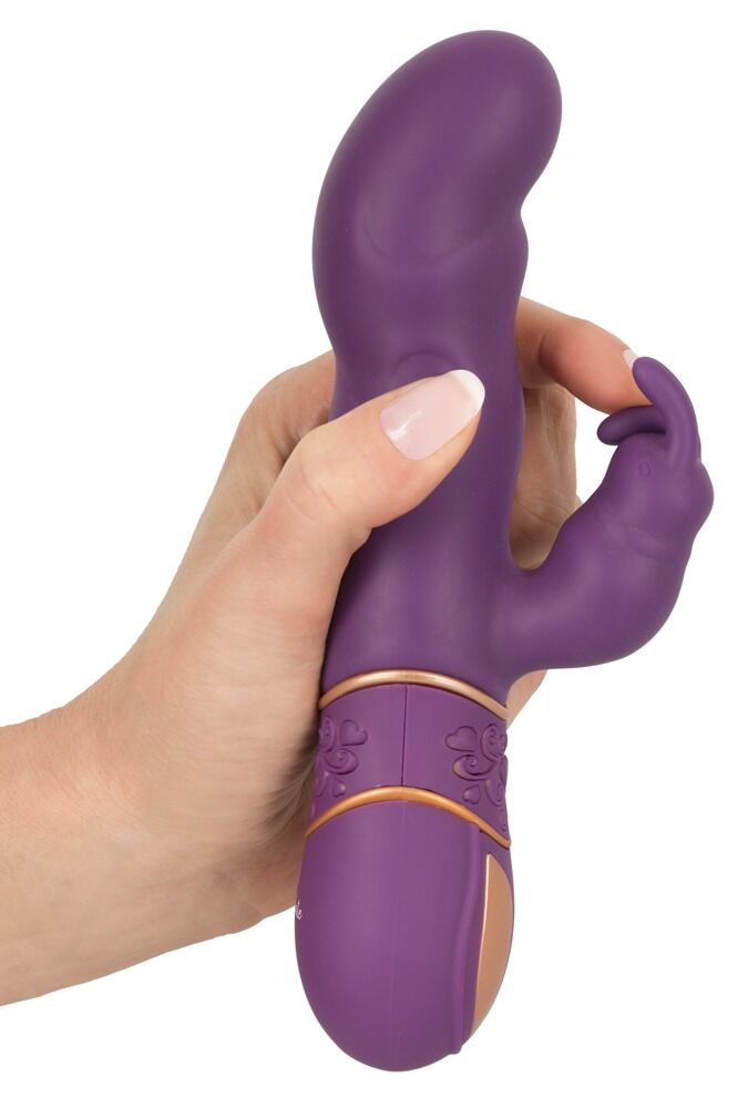 Rabbitvibrator mit praller G-Punkt-Spitze