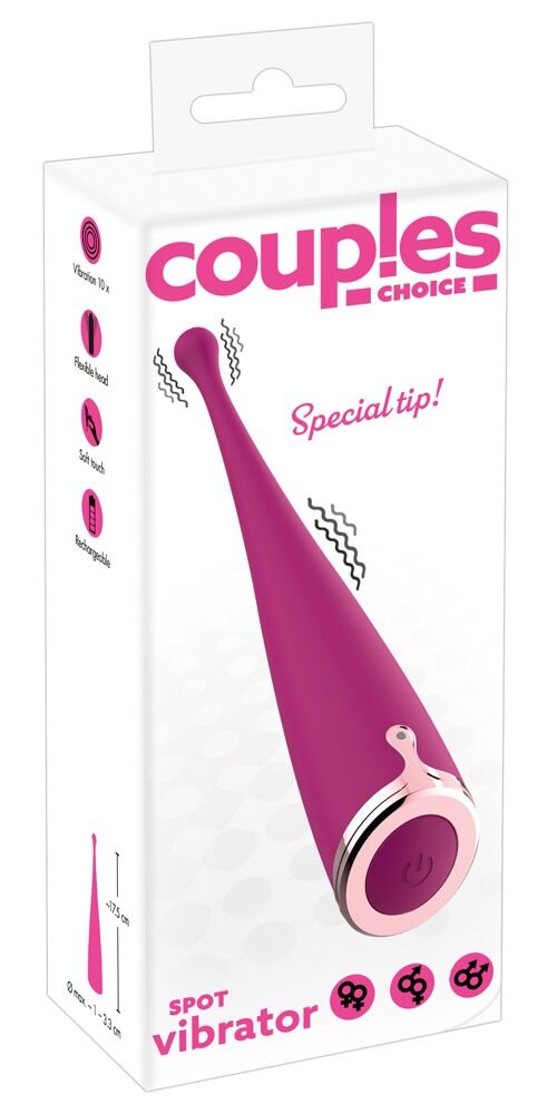 Vibrator „Spot“ mit abgerundeter Spitze