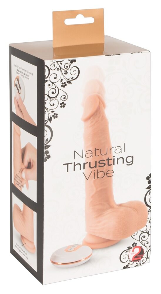 Stoßvibrator „Natural Thrusting“ mit Saugfuß