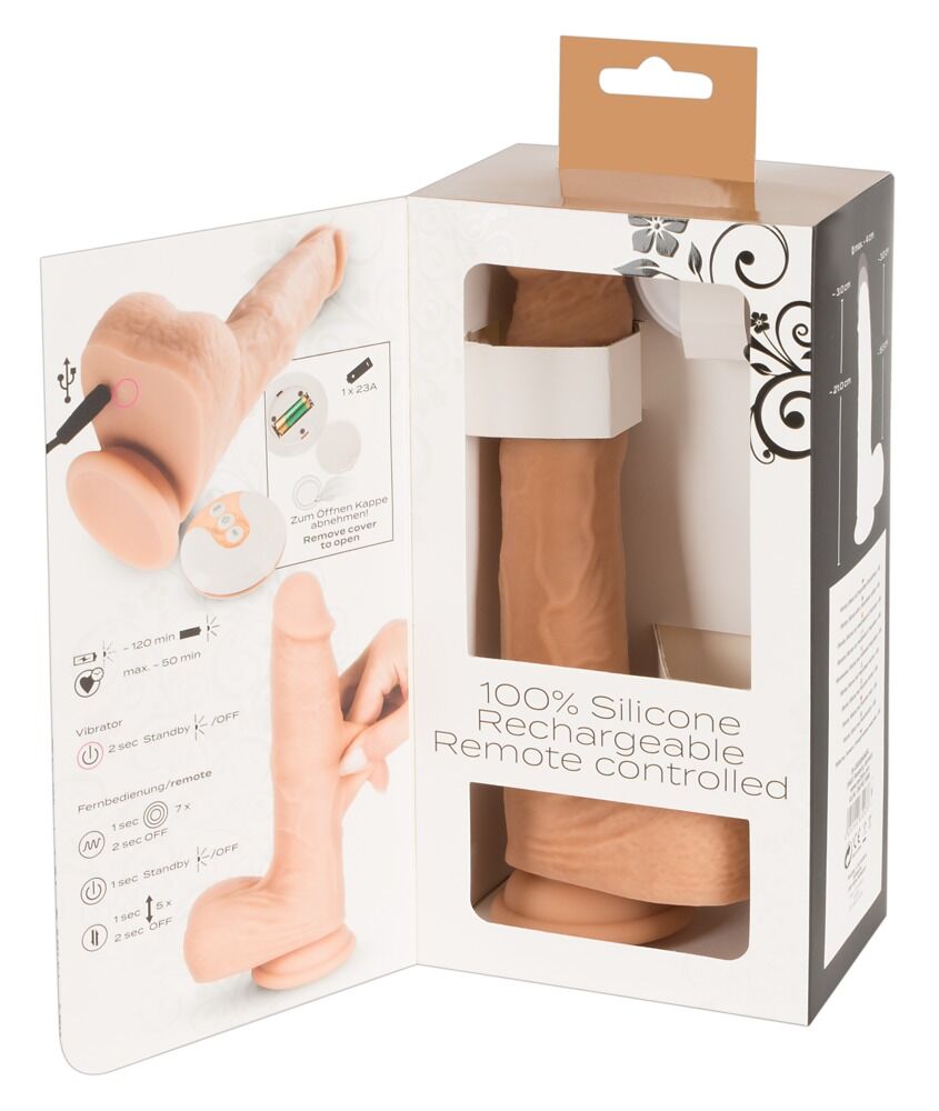 Stoßvibrator „Natural Thrusting Vibrator“ mit Saugfuß