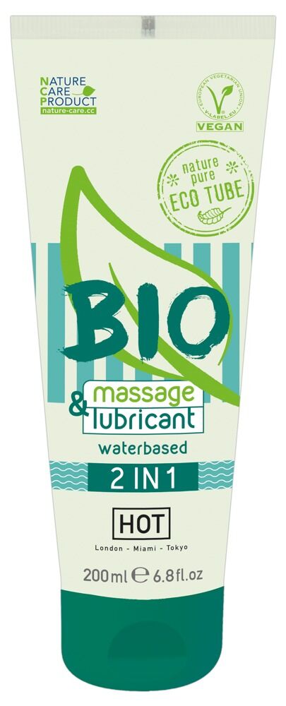 Massage-& Gleitgel „BIO waterbased 2in1“ vegan