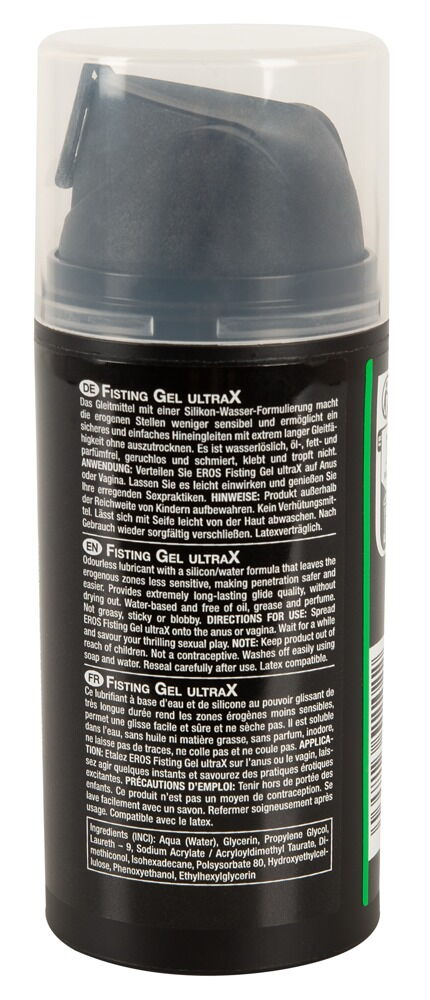 Gleitgel „Fisting UltraX“ mit Silikon-Wasser-Formulierung