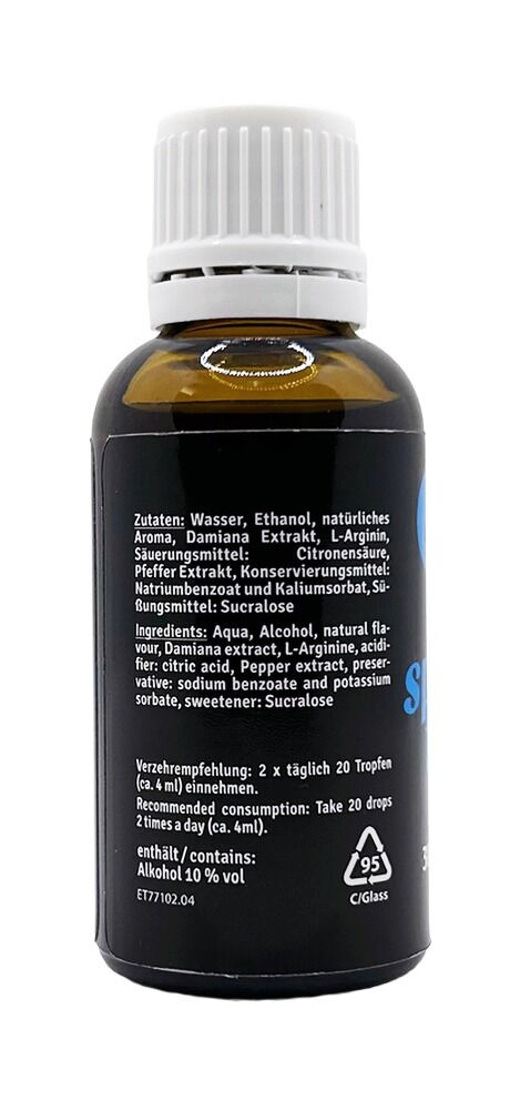 Tropfen „Extreme Men Strong“, Nahrungsergänzungsmittel