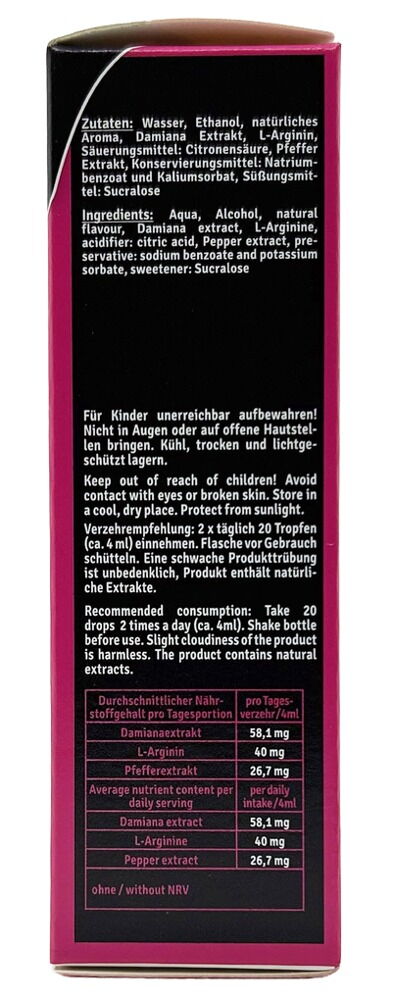 Tropfen „Extreme Women Strong“, Nahrungsergänzungsmittel