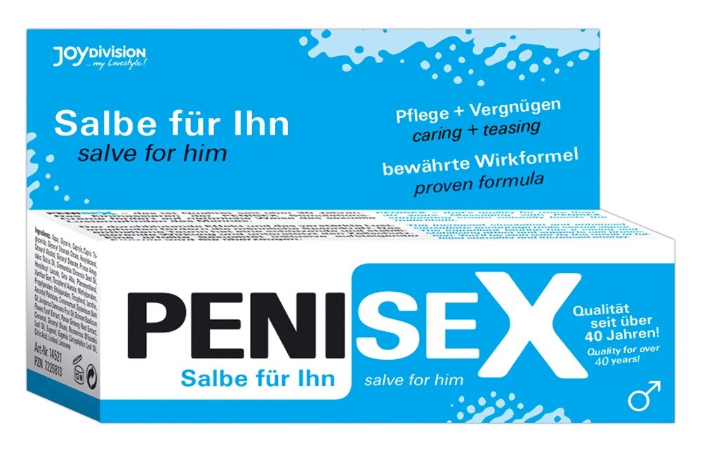 Salbe „Penisex“ durchblutungsfördernd