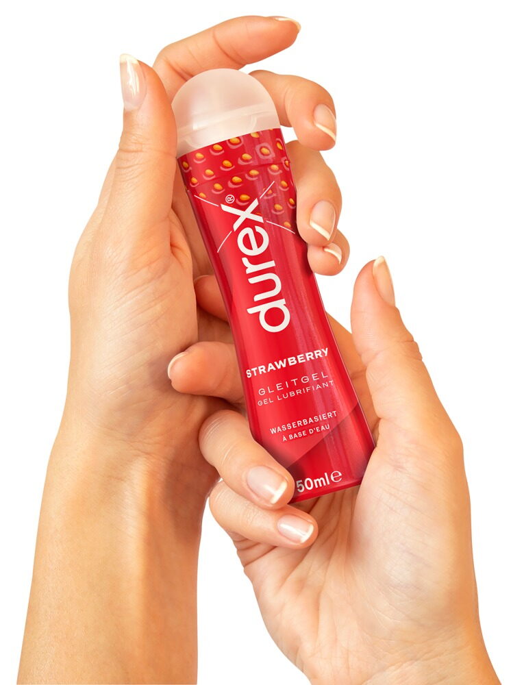 „Durex Play Sweet Strawberry“, mit Erdbeer-Aroma