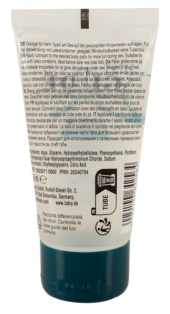 Gleitgel „Premium“ mit Hyaluron und Panthenol