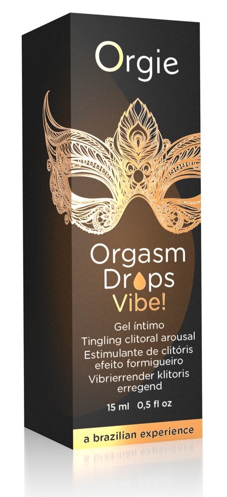 Klitoris-Tropfen „Orgasm Drops Vibe!“ zum Auftragen, wärmend, 15 ml