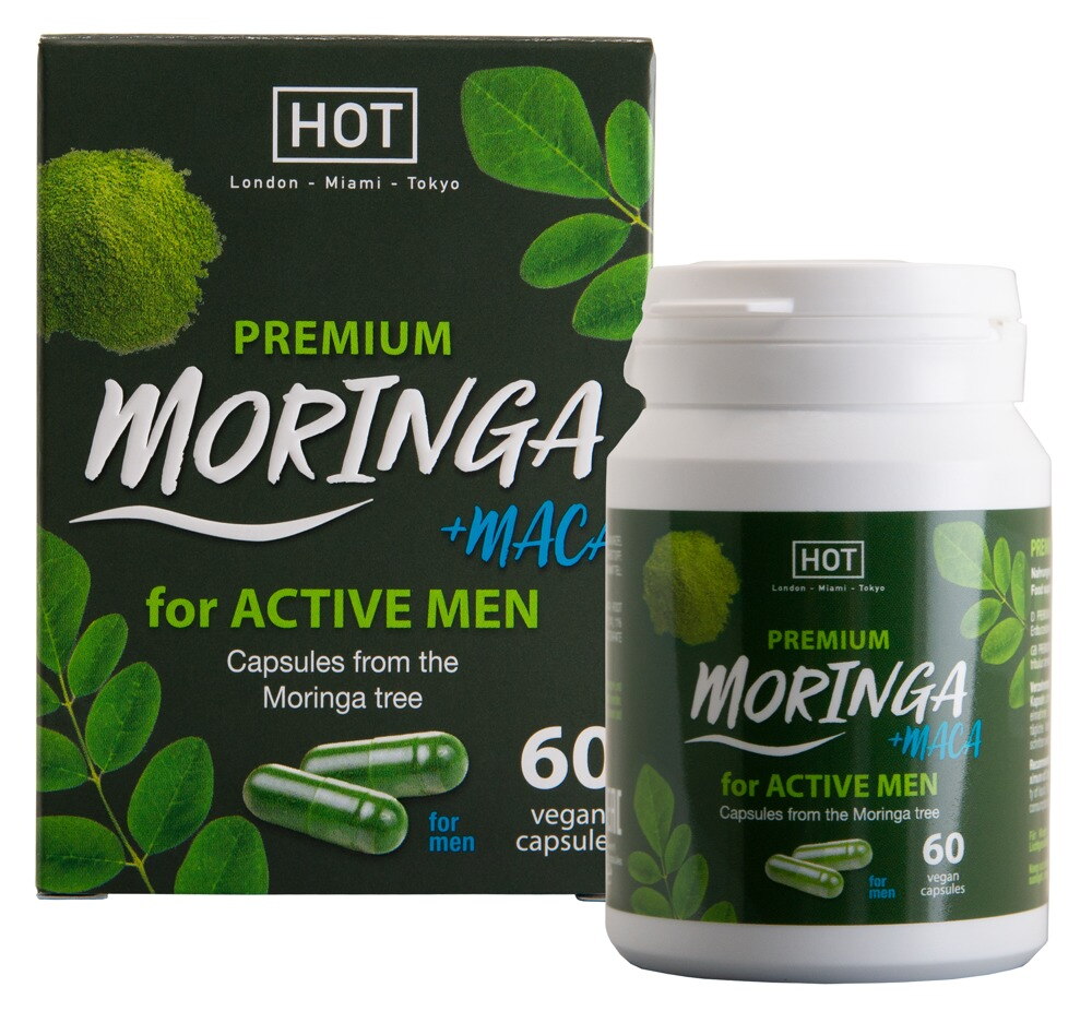 „Pure Moringa + Maca Man Power“, Power-Kapseln für den (sex-)aktiven Mann