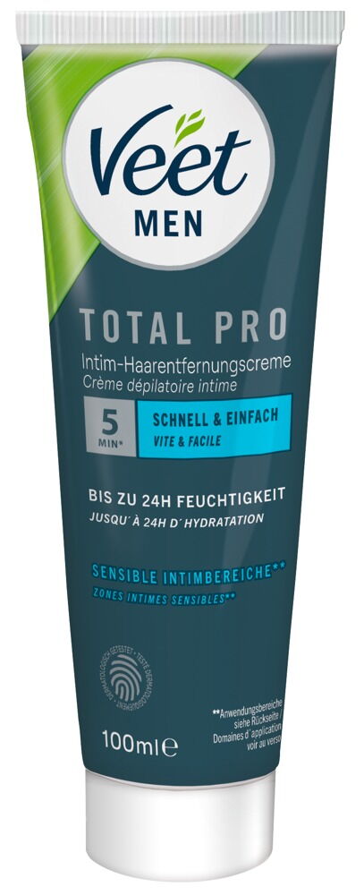 2-teiliges Enthaarungscreme-Set „Veet Men TOTAL PRO“