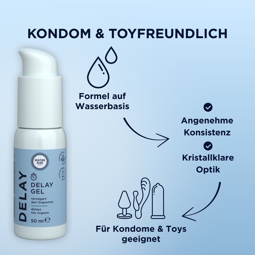 Verzögerungsgel „Delay“ mit kühlendem Effekt