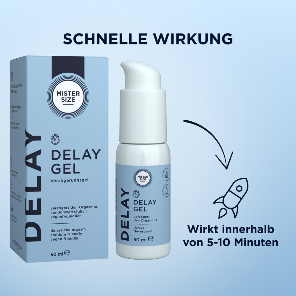 Verzögerungsgel „Delay“ mit kühlendem Effekt