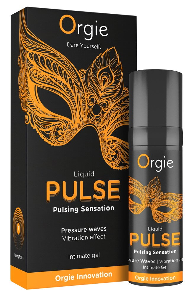 Stimulationsgel „Liquid Pulse“ mit Ice-Caramel-Aroma