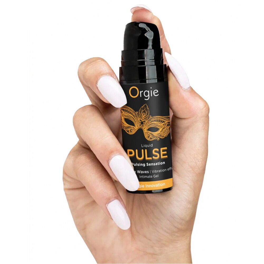 Stimulationsgel „Liquid Pulse“ mit Ice-Caramel-Aroma