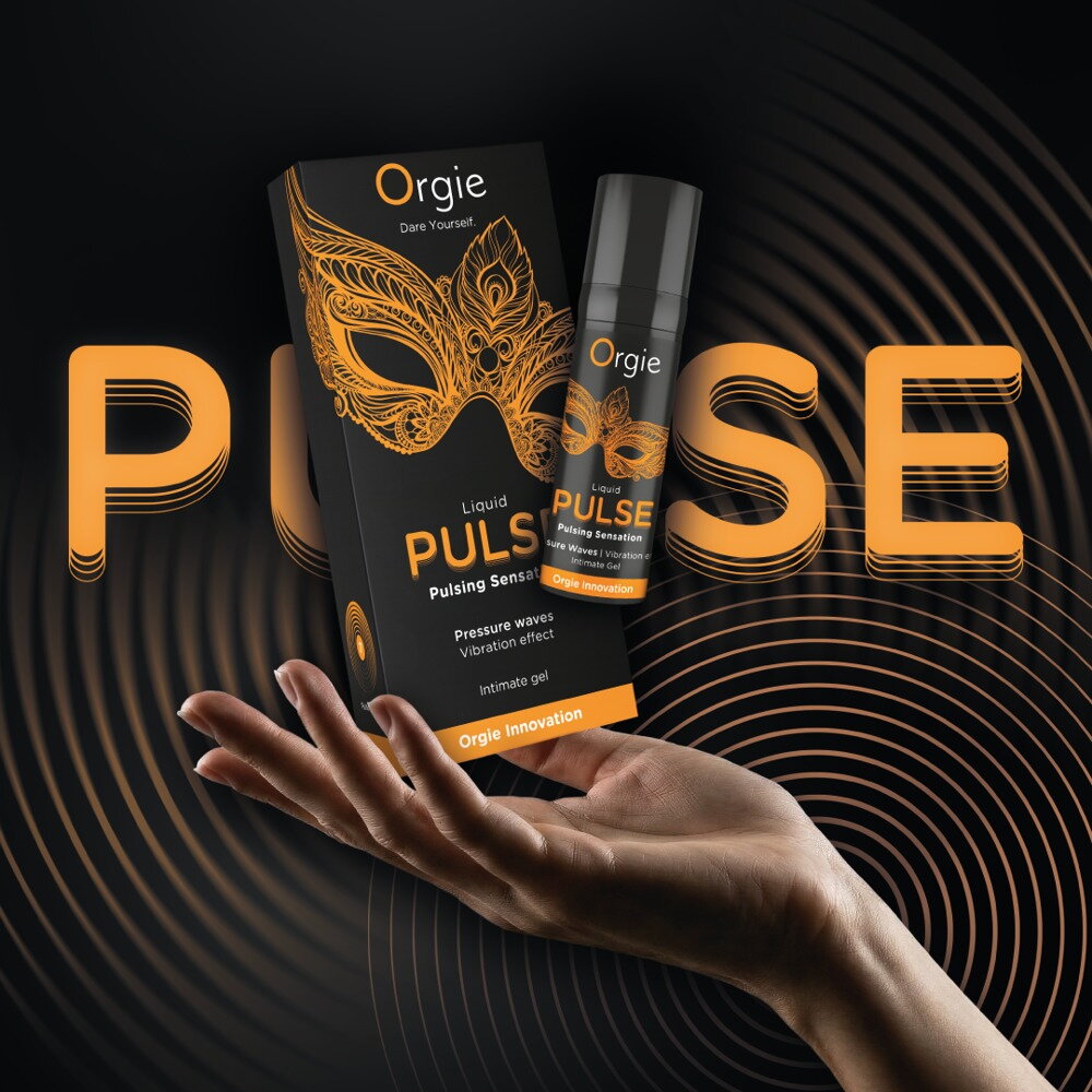Stimulationsgel „Liquid Pulse“ mit Ice-Caramel-Aroma