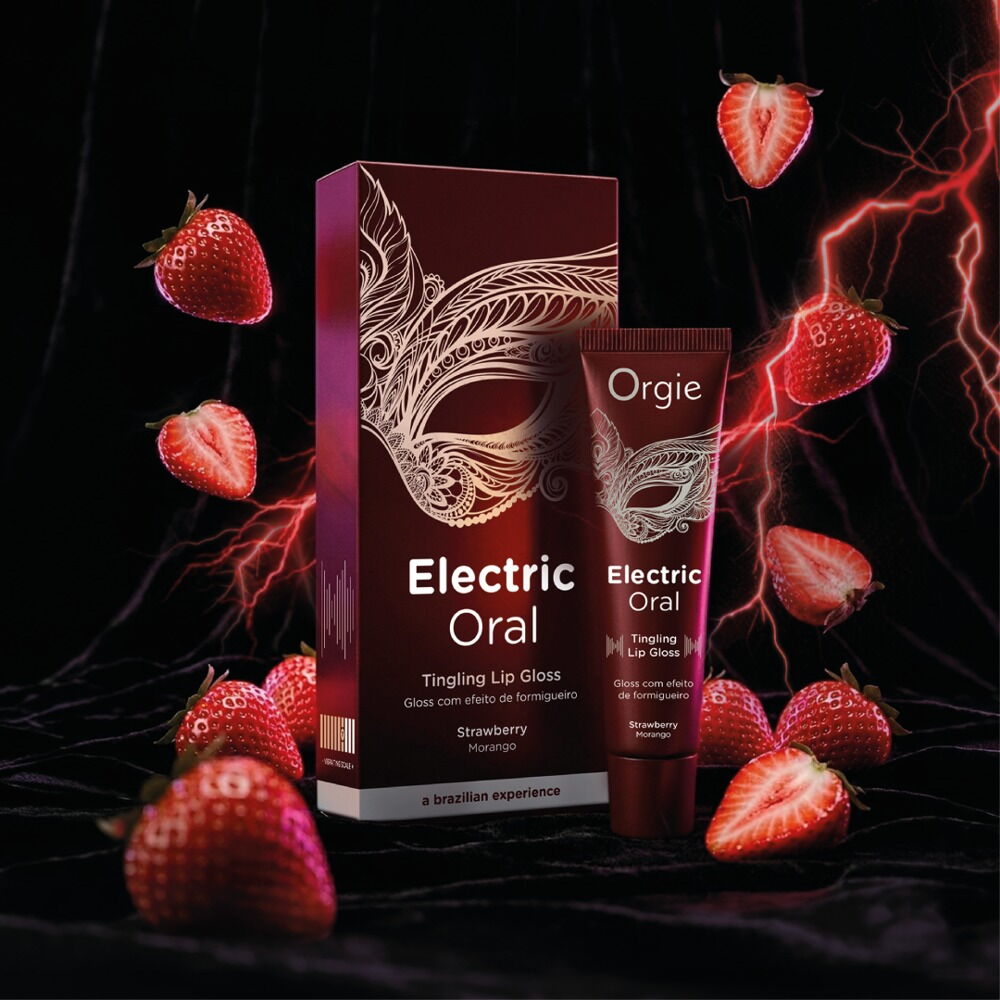Lipgloss „Electric Oral“ mit Erdbeergeschmack
