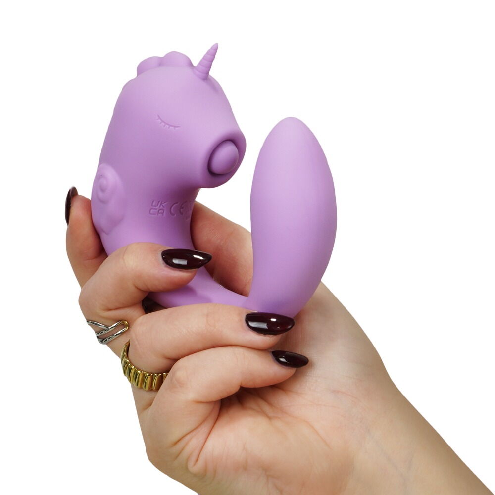 Vibrator „C-Horse Marina Lilac“ mit Klitoris-Stimulator
