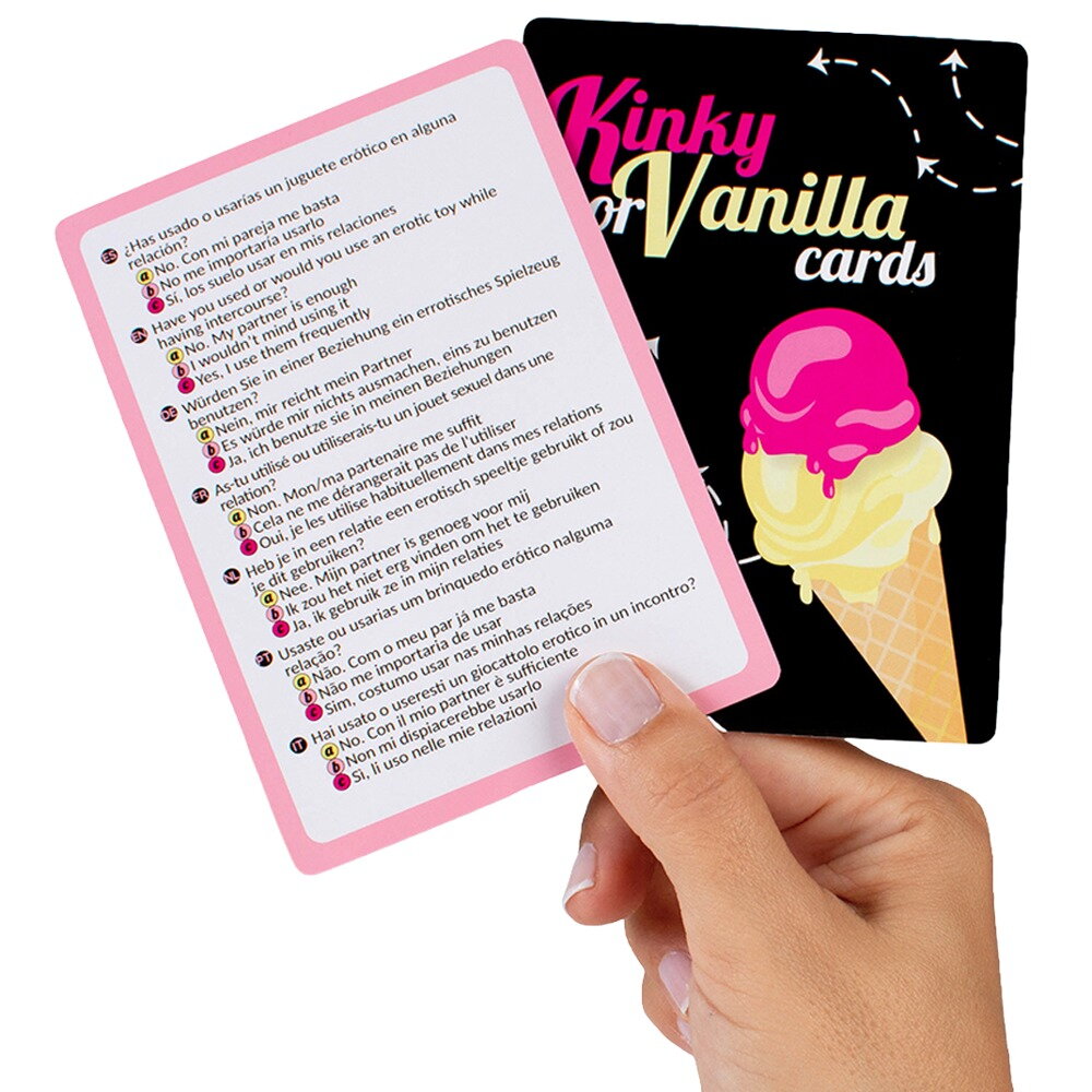 Paarspiel „Kinky or Vanilla“ mit spicy Fragen & Challenges