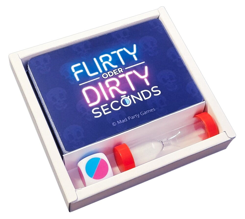 Partyspiel „Flirty or Dirty Seconds“ für 2–12 Spieler:innen