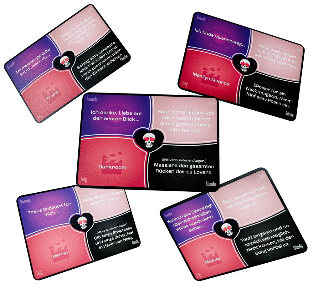 Paarspiel „MadLoverz“ inklusive Augenbinde