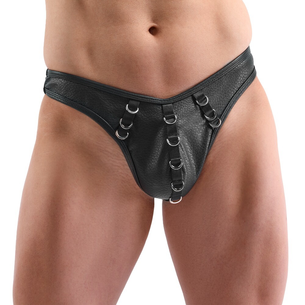 Riostring aus stilvollem Lederimitat