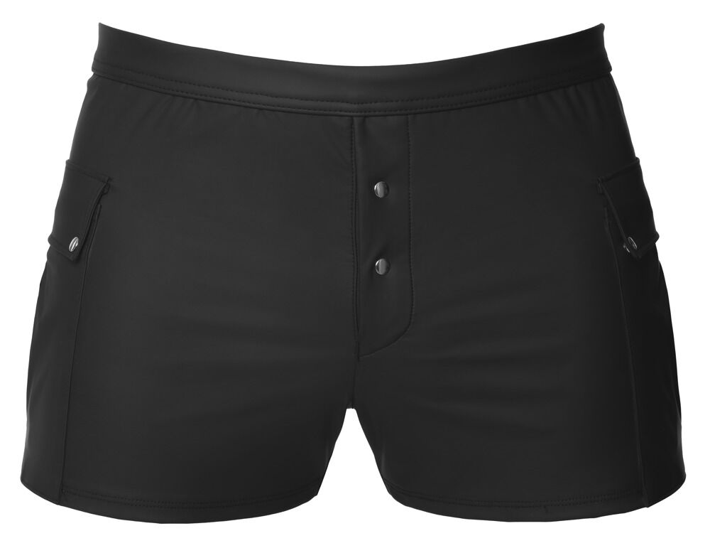Shorts im Worker-Style mit Taschen und Druckknopfleiste vorn