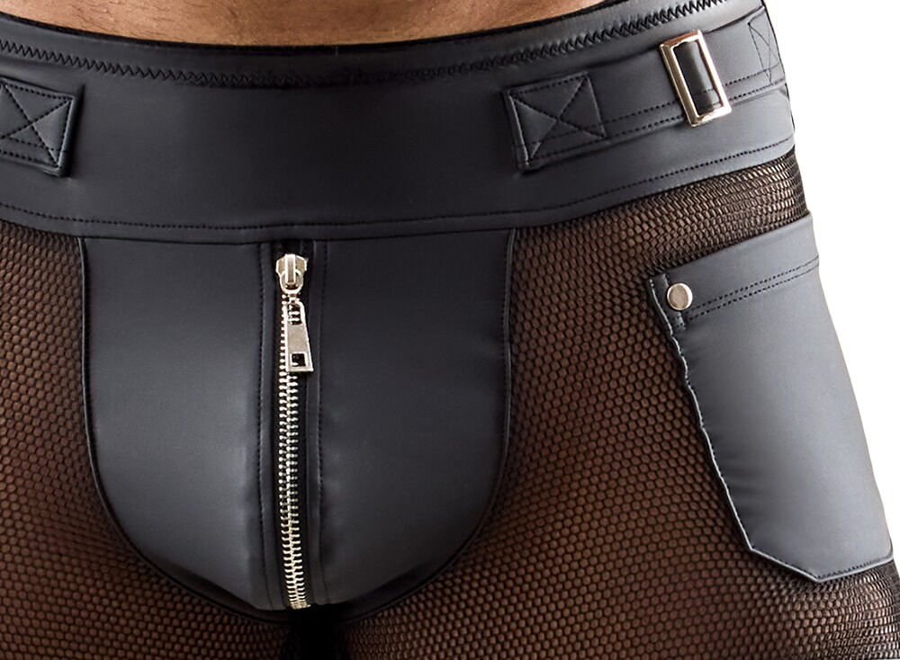 Pants im Mattlook mit Netz-Einsätzen