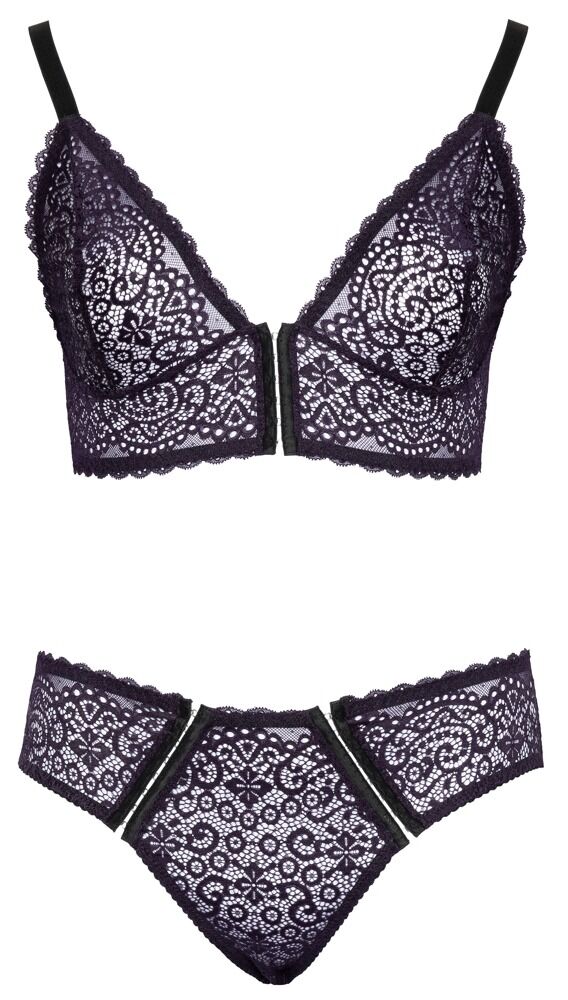 Bralette plus Slip aus Spitze