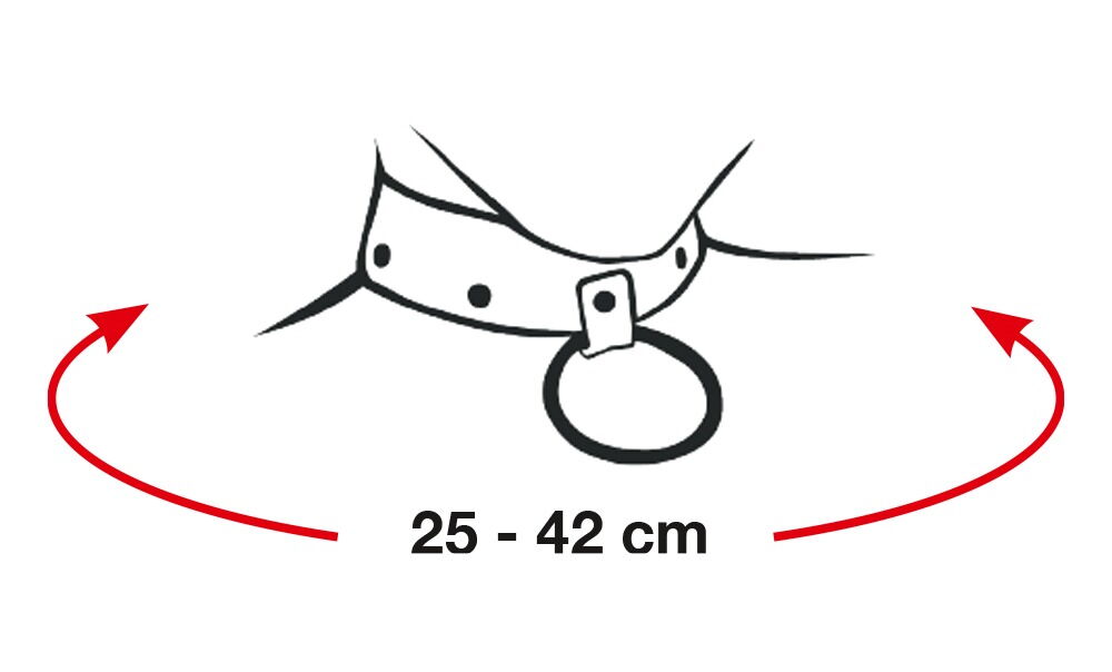 Halsband, mit Strass-Elementen