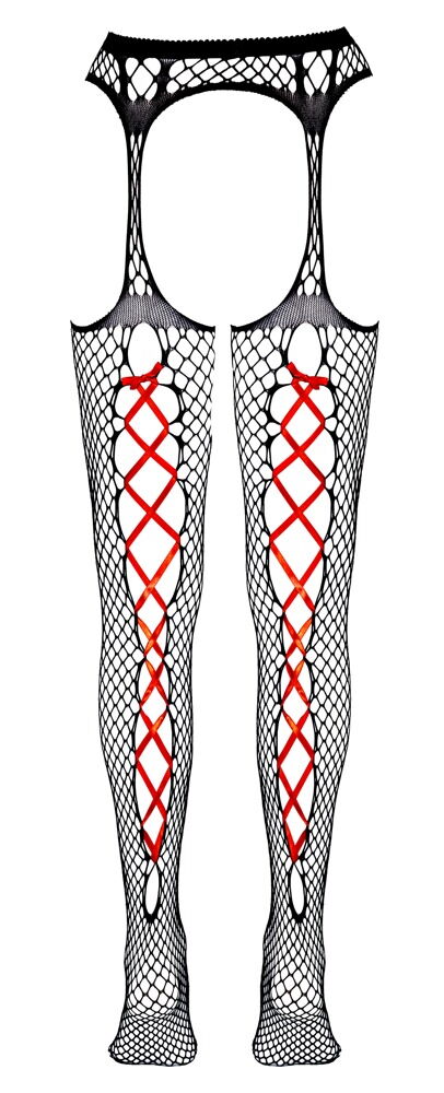 Straps-Strumpfhose in Strapsgurt-Optik