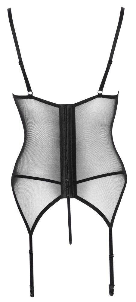 Strapshemd mit Spitzeneinsätzen in der Front