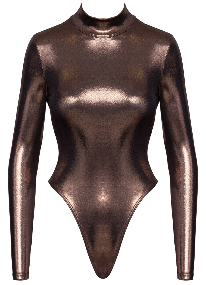Body in schillerndem Roségold-Kupfer