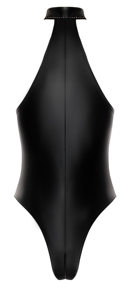 Body „Libido Exclusive“ im Powerwetlook mit Strass