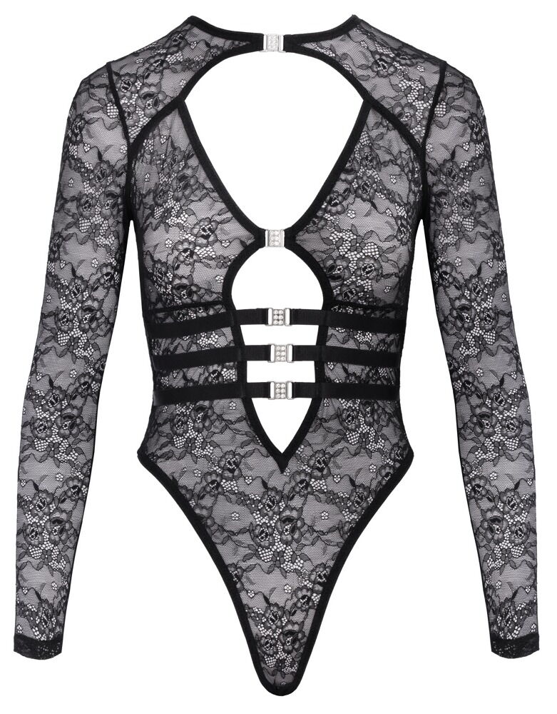 Body aus weicher Stretch-Spitze