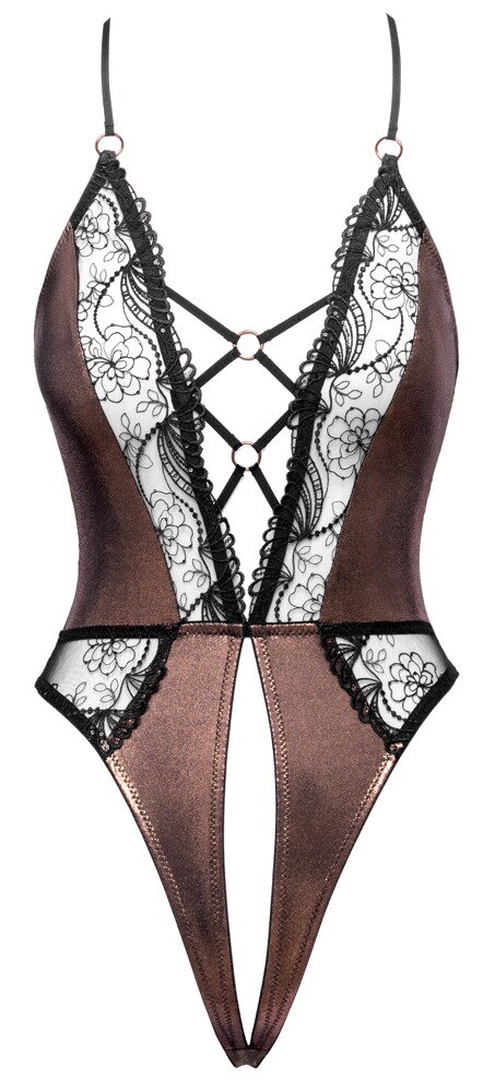 Ouvert-Body im Glamour-Look