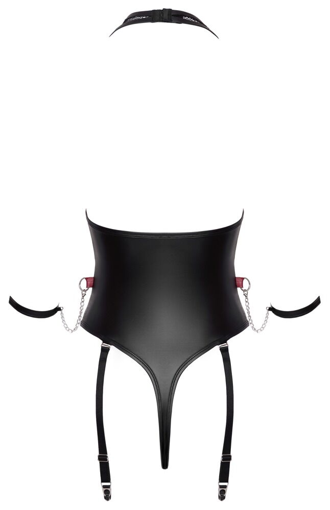 Bondage-Body inklusive Soft-Armfesseln