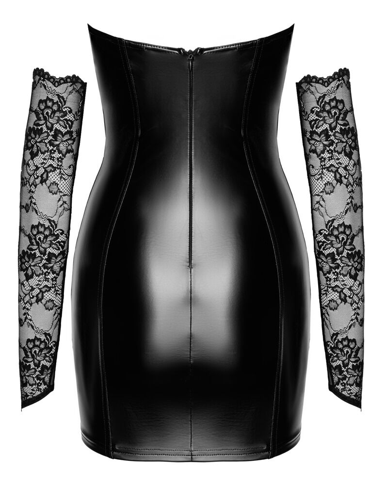 Minikleid „Orgia“ inklusive Spitzen-Armstulpen