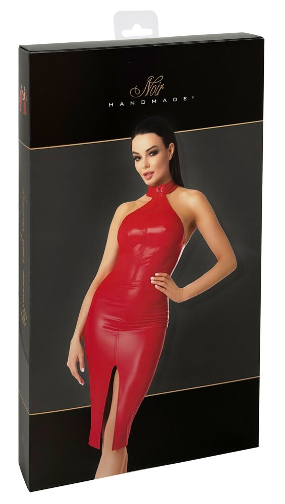 Kleid „Orgia“ im roten Powerwetlook