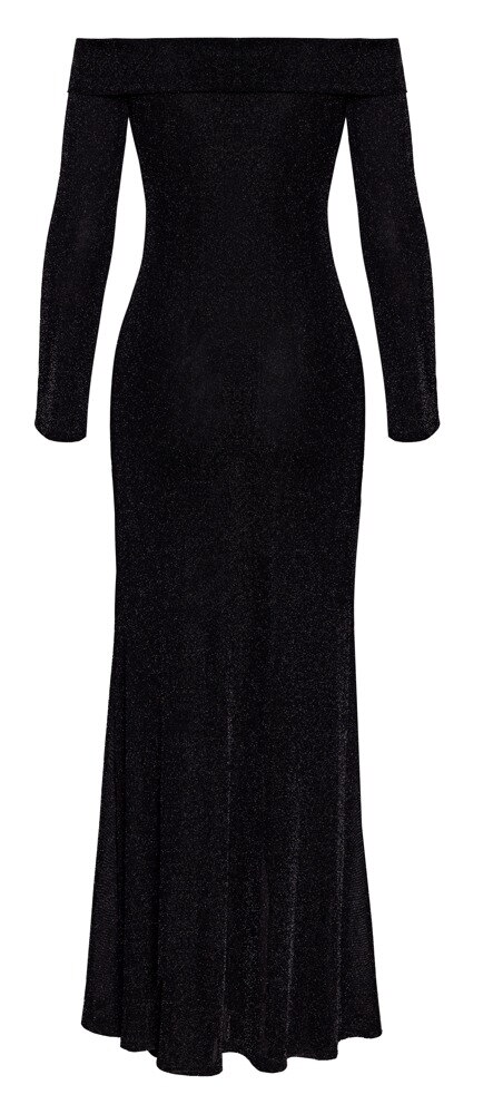 Kleid in Glitzer-Transparenz