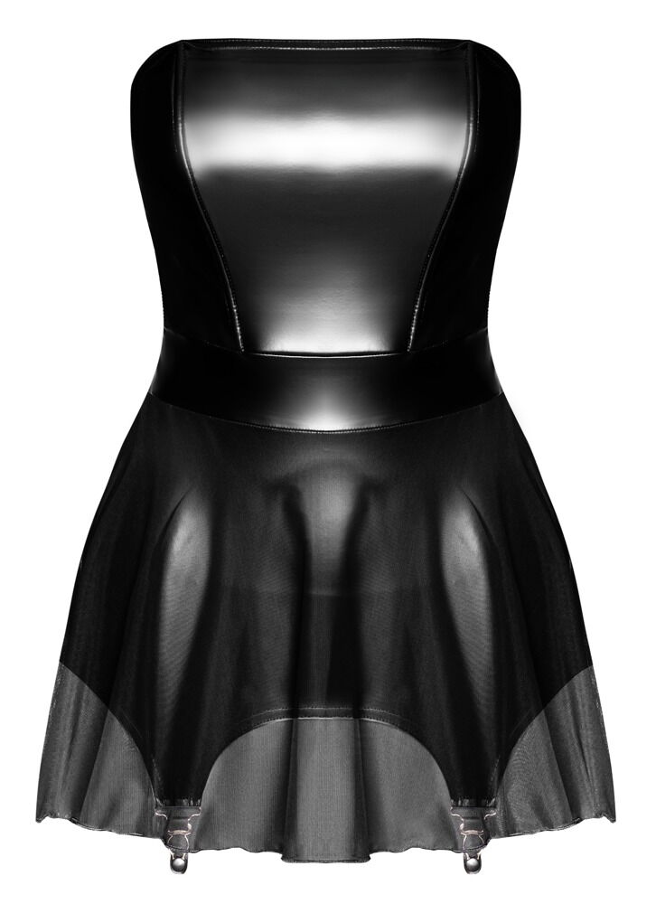 Minikleid mit Strapsen