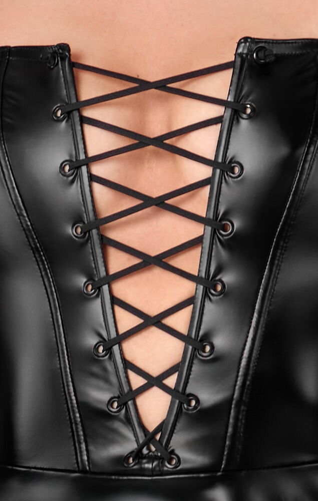 Minikleid mit Schnürung