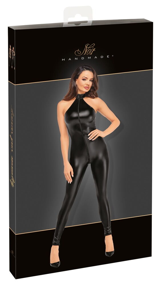Overall „Libido Exclusive“ im Powerwetlook mit Strass