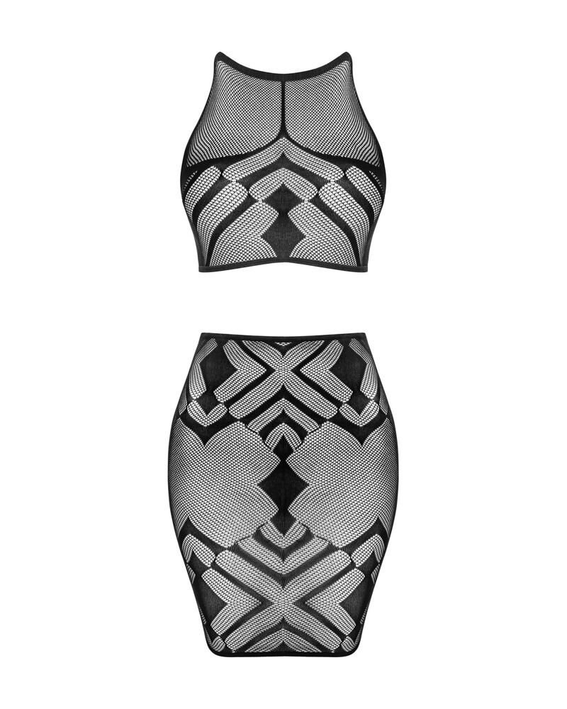 Dessous-Set in einzigartiger Netz-Optik