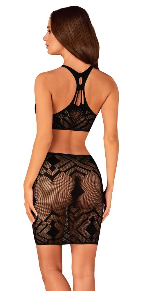 Dessous-Set in einzigartiger Netz-Optik