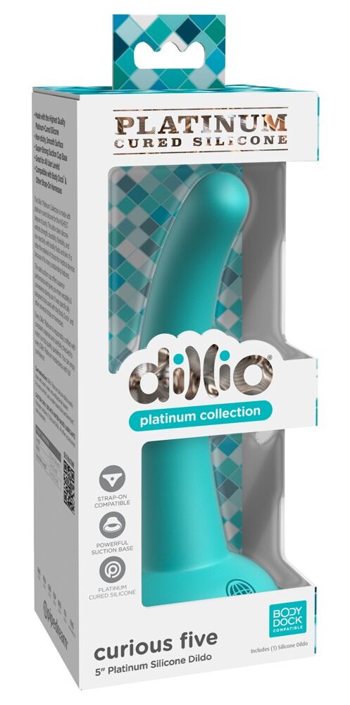 Dildo „Curious Five“ mit Saugfuß, Strap-on kompatibel