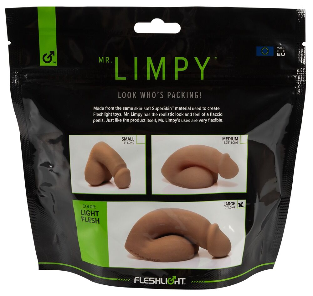 Naturdildo „Mr. Limpy Large“, weich und flexibel