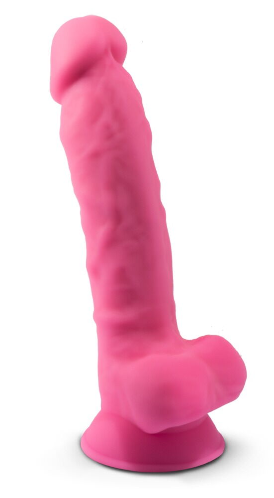 Naturdildo „Model 1 Glow in the Dark“ mit Saugfuß