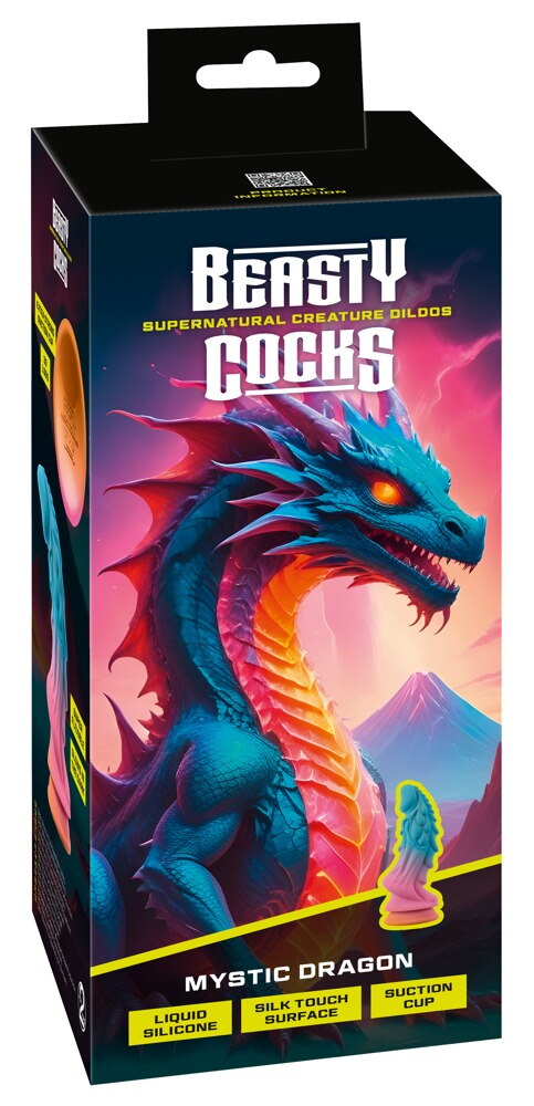 Dildo „Mystic Dragon“ mit Saugfuß